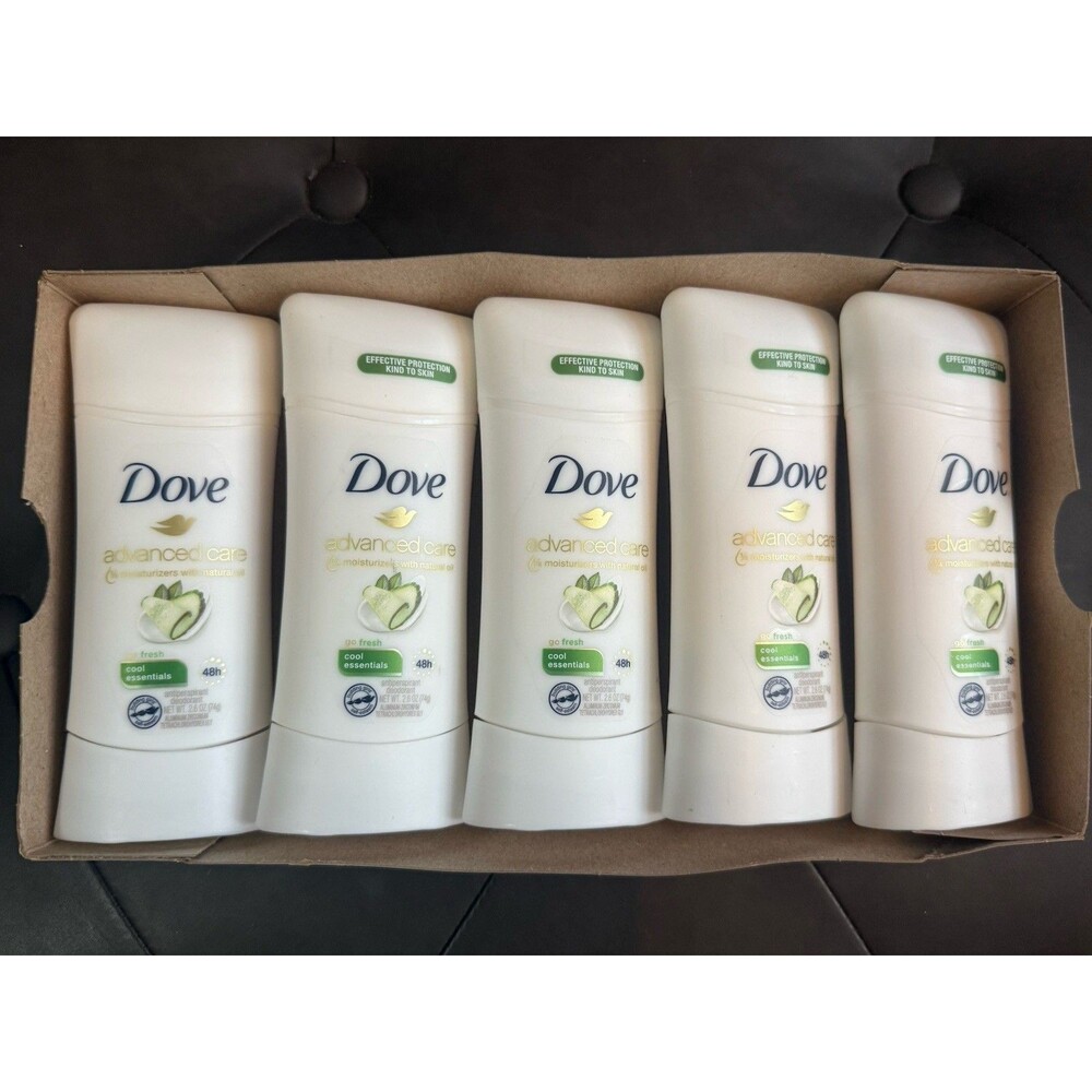 Dove Advanced Care Cool Essentials 4 Pack Antiperspirant Deodorant Exp 12/2024